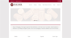 Desktop Screenshot of hauserpack.com