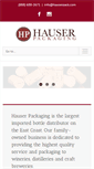 Mobile Screenshot of hauserpack.com