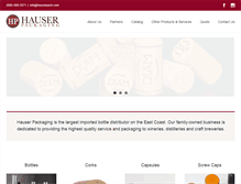 Tablet Screenshot of hauserpack.com